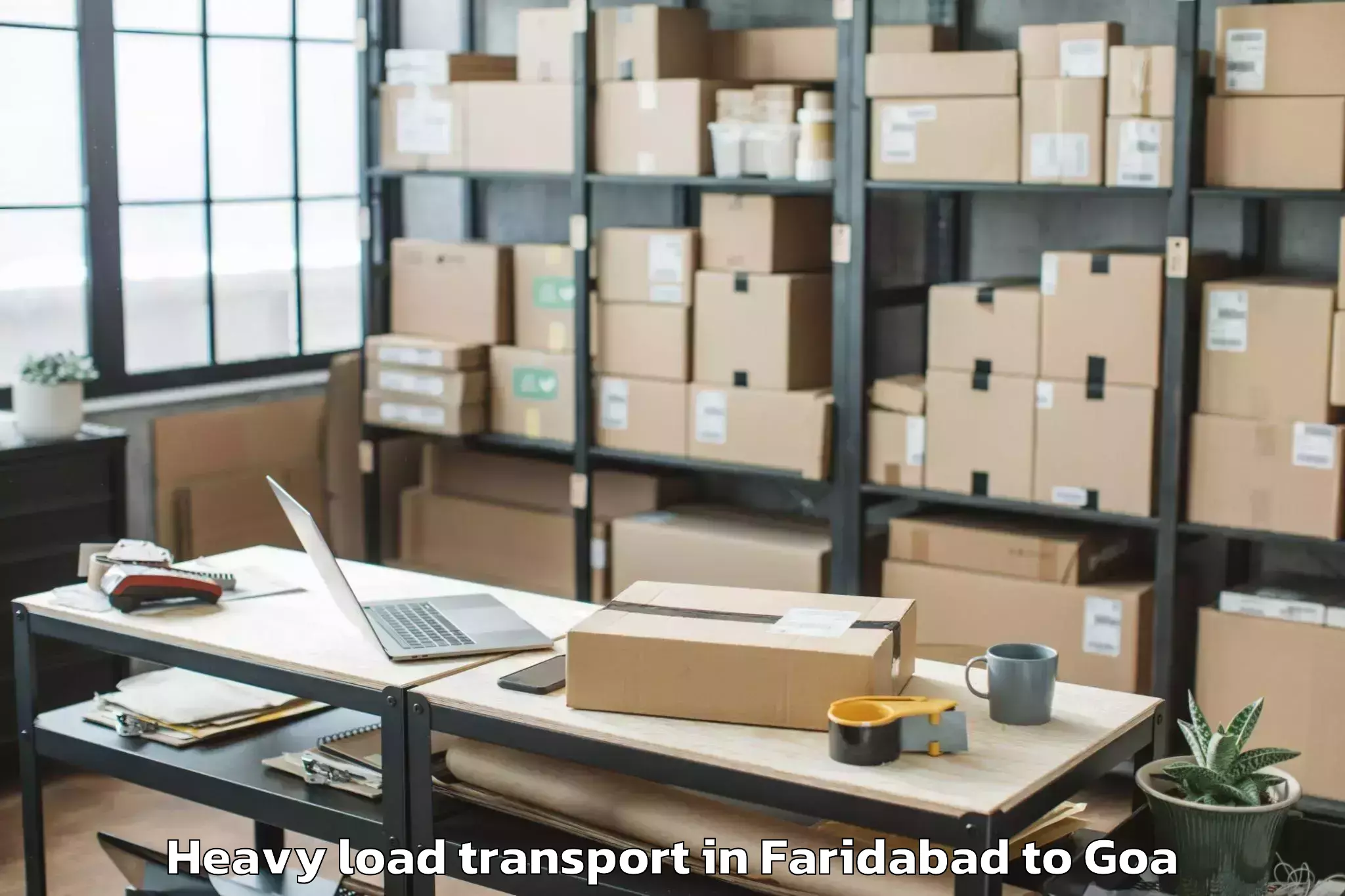 Book Faridabad to Benaulim Heavy Load Transport